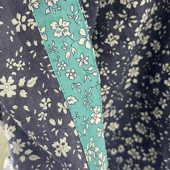 AEO‎ Large mixed floral print babydoll spaghetti straps tank Y2K - Picture 4 of 6